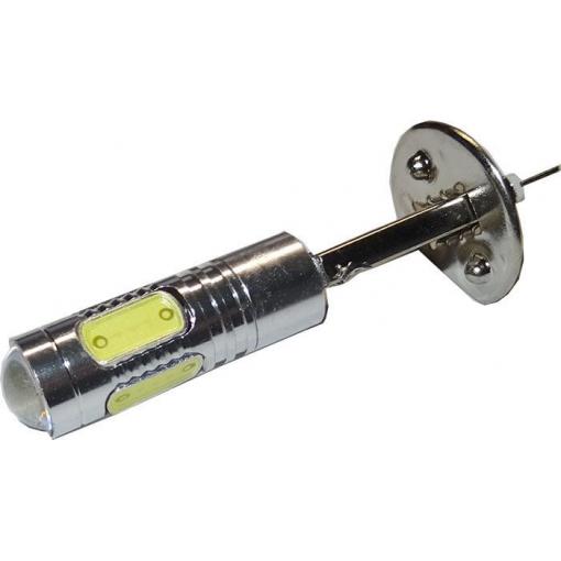 LED žárovka H1, 12-24 V DC, 5× COB, bílá