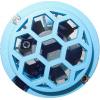 LED žárovka H4 8-48V, bílá, 6× CREE čip, chladič s ventilátorem