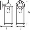 OSRAM HOMELIGHTING ENDURA Classic Lantern Square M E27 4099854447402 venkovní nástěnné LED osvětlení LED E27 0 W