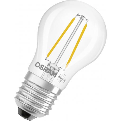 OSRAM HOMELIGHTING 4099854466687 LED Energetická třída (EEK2021) D (A - G) E27 1 W teplá bílá (Ø x v) 45.00 mm x 45.00 mm 1 ks