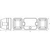 OSRAM HOMELIGHTING Battery LED Spotlight Sensor 10W 4000K IP54 White 4099854497513 venkovní reflektor