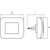 OSRAM HOMELIGHTING Lunetta Hall White 4099854532191 LED noční světlo