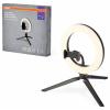OSRAM HOMELIGHTING Linear LED Mobile Ring Desktop 4099854497612 LED kruhové světlo 5.50 W černá