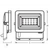 OSRAM HOMELIGHTING Floodlight EA 5W 840 Dark Grey 4099854429552 venkovní reflektor