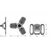 OSRAM HOMELIGHTING Highbay Blade E27 60W 840 E27 Black 4099854429316 prostorové osvětlení Energetická třída (EEK2021): F (A - G) E27 60 W černá