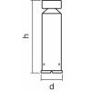 OSRAM HOMELIGHTING ENDURA Style Cylinder 50cm 6W 4099854453106 venkovní nástěnné LED osvětlení 6.00 W Steel