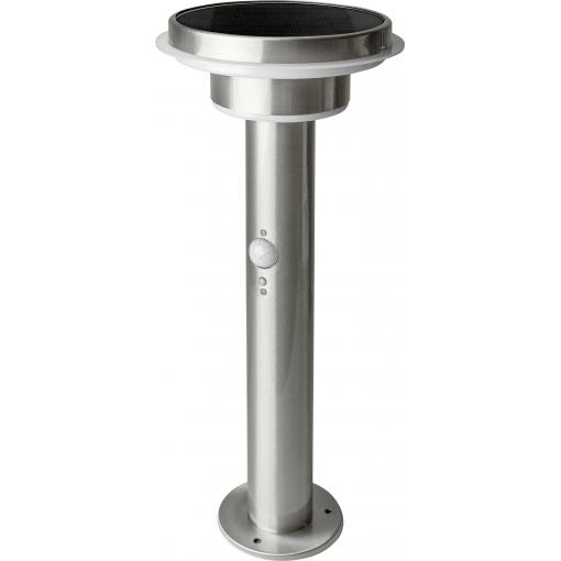 OSRAM HOMELIGHTING ENDURA Style Solar 40cm Post Sensor Double Circle 6W Stainless Steel 4099854455469 venkovní nástěnné LED osvětlení 6.00 W Steel