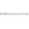 OSRAM HOMELIGHTING Submarine Recycled Plastic 150 2 X 20W 840 G13 T8 LED světlo do vlhkých prostor