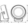 OSRAM HOMELIGHTING Nightlux Clock 0.3W 4099854530838 LED noční světlo
