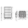 OSRAM HOMELIGHTING 4099854429439 Endura Flood Split Solar Sensor 30W 840 Remote control solární zahradní lampa LED LED 30 W