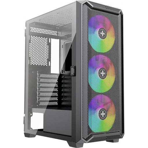 Xilence X613 midi tower PC skříň černá prachový filtr