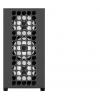 AeroCool D302A-G-BK mini tower PC skříň černá, bílá