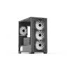 AeroCool D302A-G-BK mini tower PC skříň černá, bílá