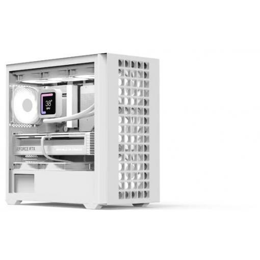 AeroCool D302A-G-WT mini tower PC skříň černá, bílá