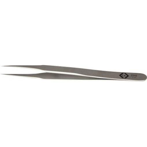 C.K T2348 jemná pinzeta, 2 SA, špičatá, plochá, jemná, 120 mm