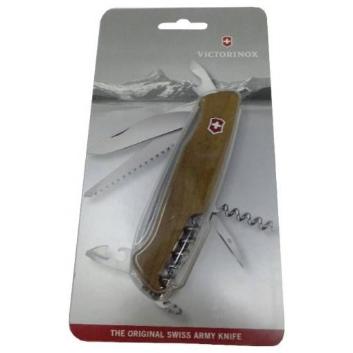 Victorinox Ranger 55 0.9561.63B1 švýcarský kapesní nožík počet funkcí 10 hnědá