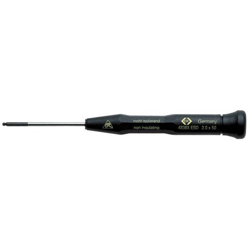 C.K T4838XESD30 inbusový šroubovák, velikost 3 mm 60 mm, vhodné pro ESD