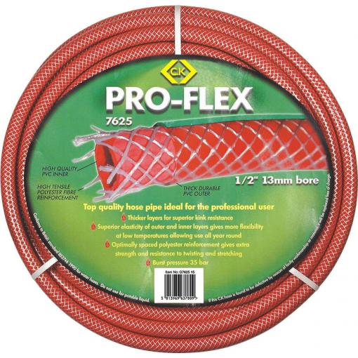 C.K G762515 Pro-Flex zahradní hadice Vnitřní Ø hadice=13 mm 15 m 1/2 palce 1 ks červená