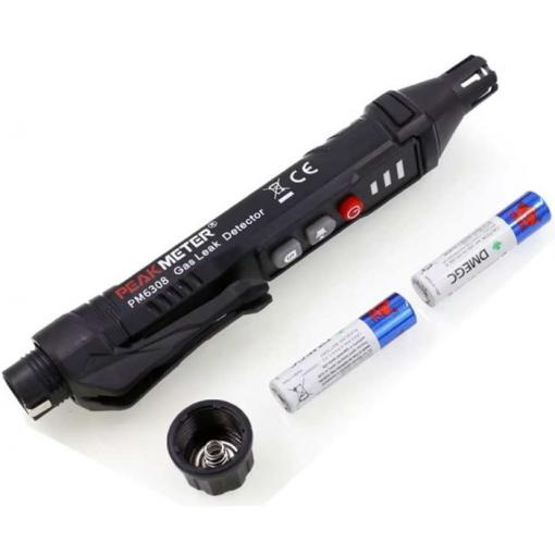 Detektor hořlavých plynů Peakmeter PM6308, přenosný