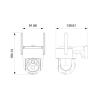 Kamera IMMAX NEO Lite 07804L Solar Sentry 4G WiFi Tuya