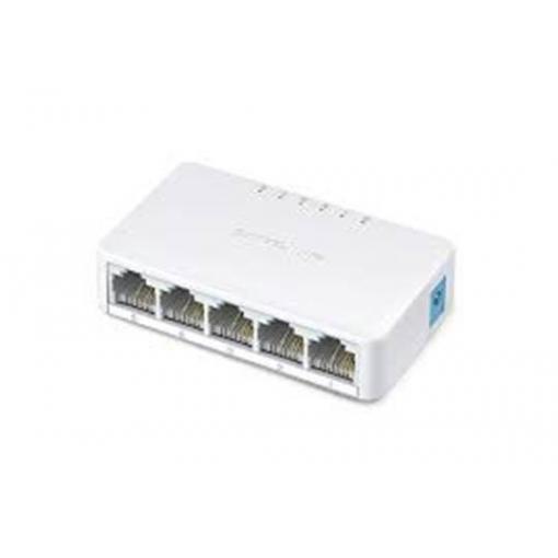 Síťový switch Mercusys MS105, 5× RJ-45, 10/100 Mbps