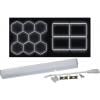 LED modul Hexagon 300 mm, 230 V AC / 5 W, 6000 K, bílá