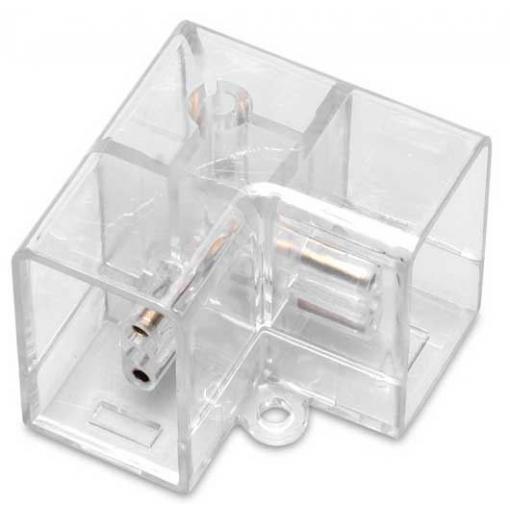 Spojka L 90° 2pin pro LED trubice HEXAGON
