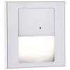 Paulmann 80003 Tsaro eckig 80x36mm 1W 80lm 230V 2700K Nástěnné vestavné svítidlo, LED, 1 W, chrom (matný)