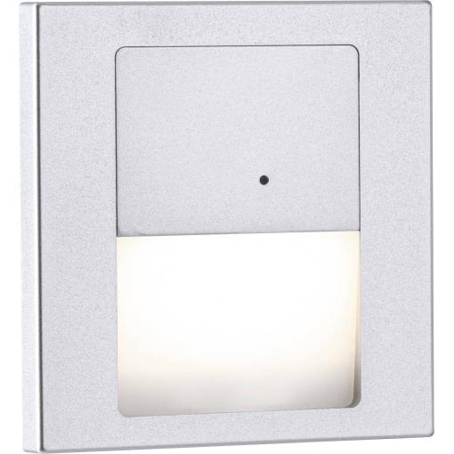 Paulmann 80003 Tsaro eckig 80x36mm 1W 80lm 230V 2700K Nástěnné vestavné svítidlo, LED, 1 W, chrom (matný)