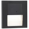 Paulmann 80004 Tsaro eckig 80x36mm 1W 80lm 230V 2700K Nástěnné vestavné svítidlo, LED, 1 W, černá (matná)