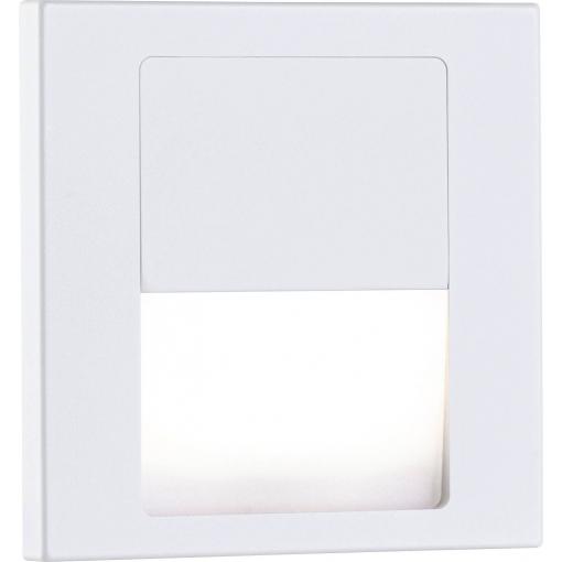 Paulmann 79999 Tsaro eckig 80x36mm Nástěnné vestavné svítidlo, LED, 1 W, bílá (matná)