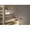 Paulmann 80001 Tsaro eckig 80x36mm Nástěnné vestavné svítidlo, LED, 1 W, černá (matná)