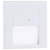 Paulmann 80002 LED Wandeinbauleuchte Tsaro eckig 80x36mm Nástěnné vestavné svítidlo, LED, 1 W, bílá (matná)