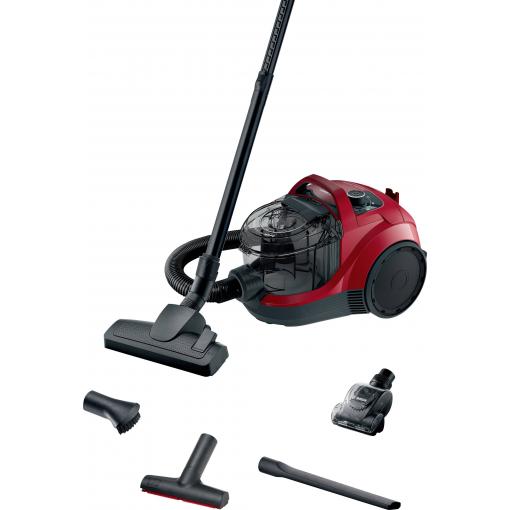 Bosch beutelloser Staubsauger Serie 4, rot bezsáčkový vysavač bezsáčkový