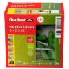 Fischer 567937 SX Plus Green hmoždinka 20 ks