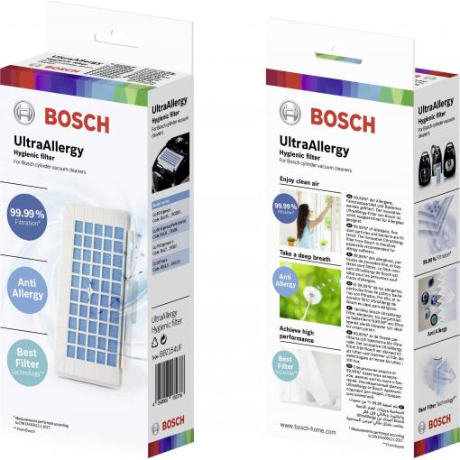 Bosch UltraAllergy Hygienefilter für Bosch Staubsauger BGL8,BGB8,BGL7BGB7,BSGL5,BGL5S BBZ154UF sada pro výměnu filtru
