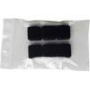 TRU COMPONENTS 682-330-Bag čtvercové suché zipy, lepicí, háčková a flaušová část, (d x š) 20 mm x 20 mm, černá, 8 pár