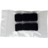 TRU COMPONENTS 682-330-Bag čtvercové suché zipy, lepicí, háčková a flaušová část, (d x š) 20 mm x 20 mm, černá, 8 pár