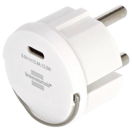 Brennenstuhl 1508110010 adaptér, USB-C® zástrčka, 12 W, bílá
