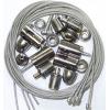 Závěsný set s lanky pro LED panely HEXAGON, 4× 1,5 m