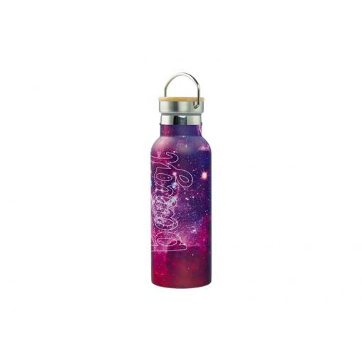 Termoláhev BAAGL Galaxy 500ml s bambusovým víčkem