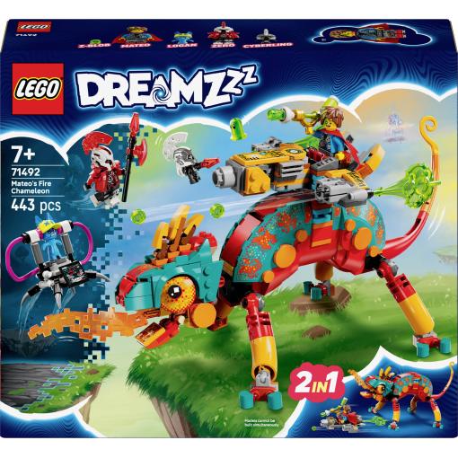 71492 LEGO® DREAMZZZ Ohnivzdorný chameleon Mateos
