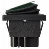 TRU COMPONENTS TC-13599532 kolébkový spínač 250 V/AC 16 A 2x vyp/zap IP65 (čelní strana) s aretací 1 ks