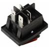 TRU COMPONENTS TC-13599528 kolébkový spínač 250 V/AC 16 A 2x vyp/zap IP65 (čelní strana) s aretací 1 ks