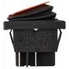 TRU COMPONENTS TC-13599528 kolébkový spínač 250 V/AC 16 A 2x vyp/zap IP65 (čelní strana) s aretací 1 ks