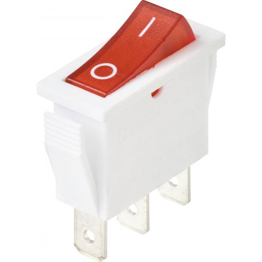 TRU COMPONENTS TC-13599548 kolébkový spínač 250 V/AC 16 A 1x vyp/zap s aretací 1 ks