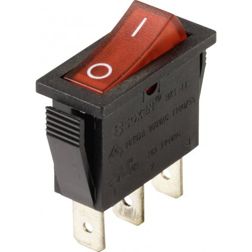 TRU COMPONENTS TC-13599540 kolébkový spínač 250 V/AC 16 A 1x vyp/zap s aretací 1 ks