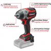 Einhell Professional TP-CW 18/750-C Li BL - Solo, 4510065 aku rázový utahovák, 750 Nm