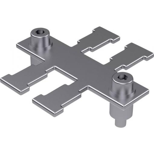 Hebotec 1041-010C lišta pro uchycení kabelu nerezová ocel 1 ks