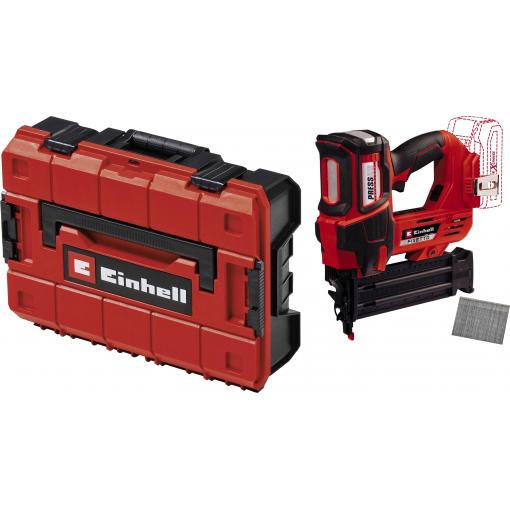 Einhell 4257795+4540011 akumulátorová hřebíkovačka, bez akumulátoru, bez nabíječky, včetně elektronického kufru